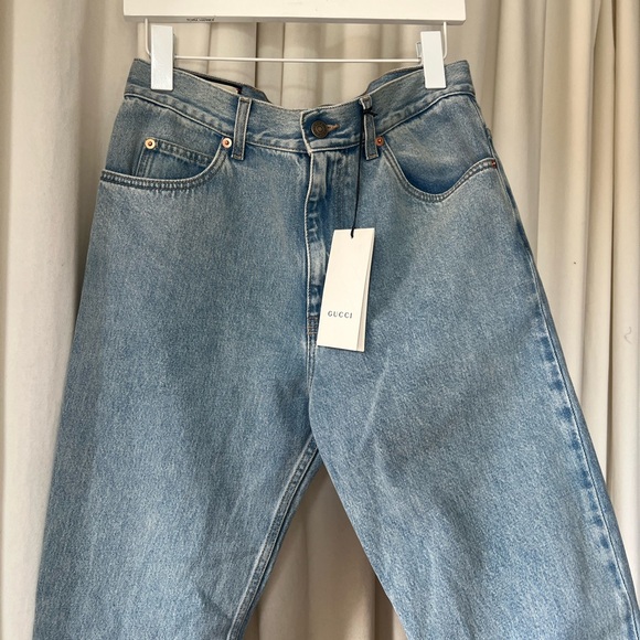 NWT GUCCI Light Wash Jeans 31 - Picture 3 of 9
